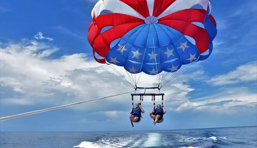 parasailing